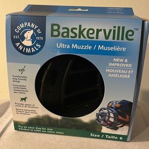 Baskerville Ultra muzzle dog size 6 NIB